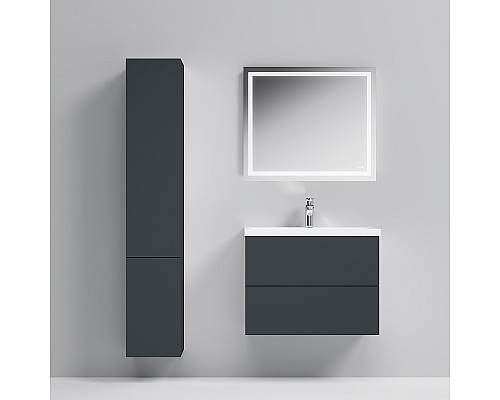 Тумба под раковину AM.PM Gem 75 M90FHX07522GM подвесная Графит матовый