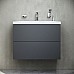 Тумба под раковину AM.PM Gem 75 M90FHX07522GM подвесная Графит матовый