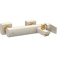 Смеситель для ванны Shouder Unique Plus 0180116 Слоновая кость Золото