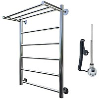 Электрический полотенцесушитель Тругор Аспект 1 элТЭН 80x50 с полкой Хром