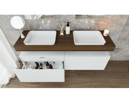 Столешница под раковину Velvex Unique Unit 160 st.UNI.160-628 Дуб карпентер