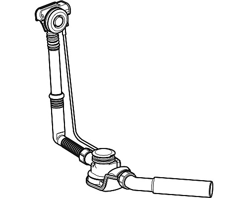 Слив-перелив для ванны Geberit 150.755.21.6 (150.758.21.1) Хром