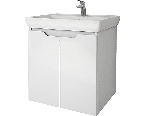 Тумба под раковину Dreja Q Plus (D) 70 99.1005 подвесная напольная Белый
