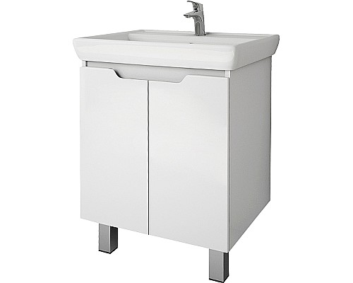 Тумба под раковину Dreja Q Plus (D) 70 99.1005 подвесная напольная Белый