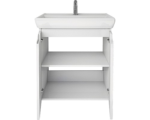 Тумба под раковину Dreja Q Plus (D) 70 99.1005 подвесная напольная Белый