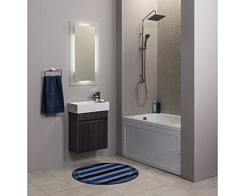 Тумба с раковиной Aquanet Лидс 50 213042 подвесная Эвкалипт мистери