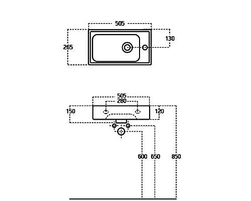 Тумба с раковиной Aquanet Лидс 50 213042 подвесная Эвкалипт мистери