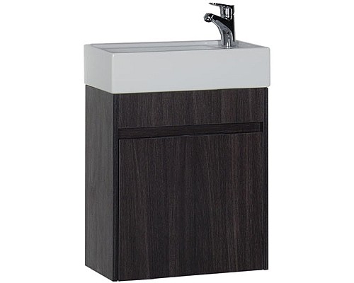 Тумба с раковиной Aquanet Лидс 50 213042 подвесная Эвкалипт мистери