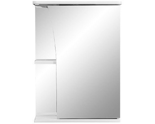 Зеркальный шкаф Stella Polar Волна Винчи 50 SP-00000034 с подсветкой Белый