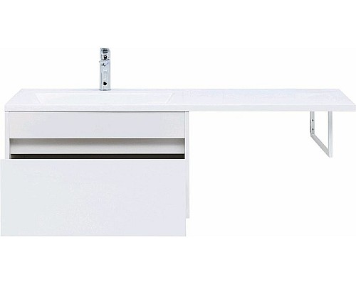 Тумба с раковиной Aquanet Токио 130 L 239217 подвесная Белая