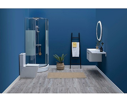 Тумба с раковиной Aquanet Токио 130 L 239217 подвесная Белая