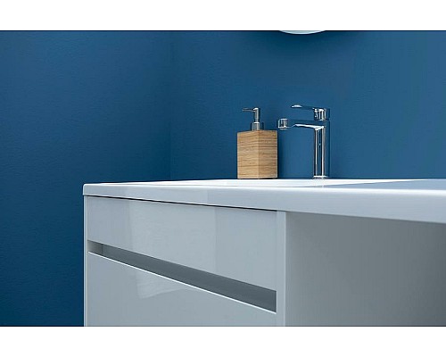 Тумба с раковиной Aquanet Токио 130 L 239217 подвесная Белая