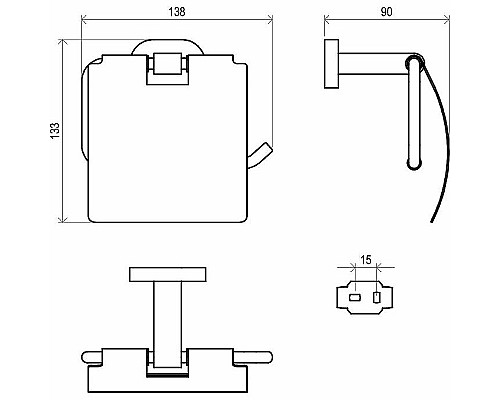 Набор аксессуаров Ravak Chrome 70508025 Хром