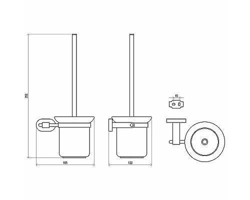 Набор аксессуаров Ravak Chrome 70508025 Хром