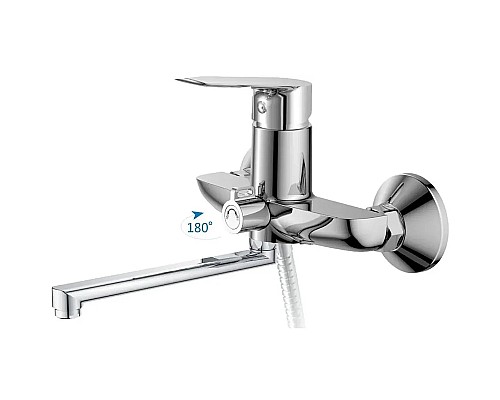 Смеситель для ванны Haiba HB60506 универсальный Хром