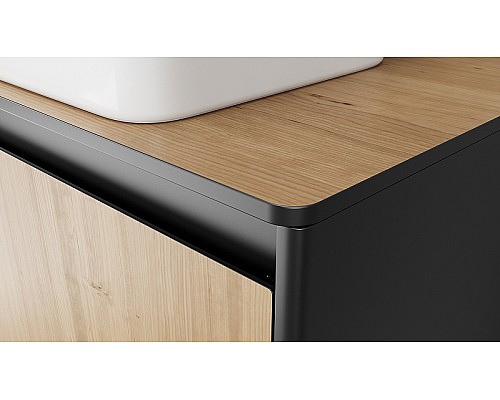 Столешница под раковину Velvex Klaufs 70 StKLA.70.MH-217.617 Черная Шатане