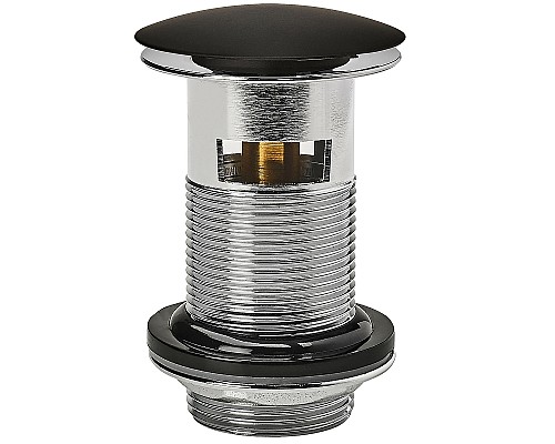 Донный клапан Wirquin Black touch 30722855 click-clack Черный