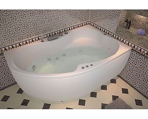 Акриловая ванна Aquanet Capri 160x100 R 205386 без гидромассажа