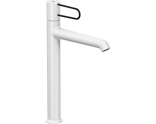 Смеситель для раковины Jacob Delafon Odeon Rive Gauche E21030-BL-00 Белый матовый Черный