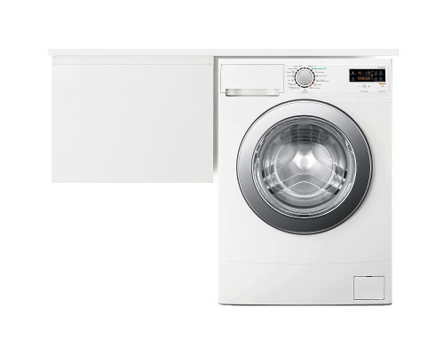 Тумба с раковиной Эстет Dallas Luxe 130 L ФР-00002424 подвесная Белая