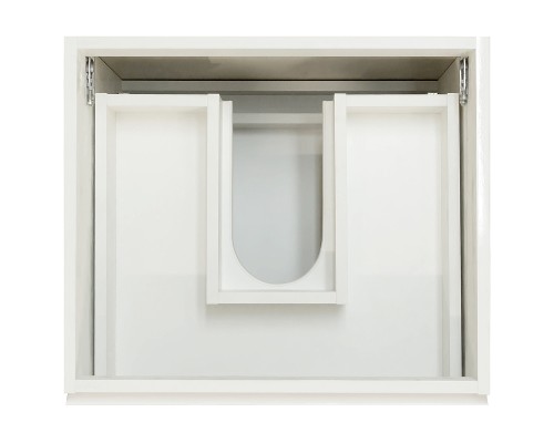 Тумба с раковиной Эстет Dallas Luxe 130 L ФР-00002424 подвесная Белая