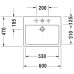 Раковина Duravit Vero 60 Белая