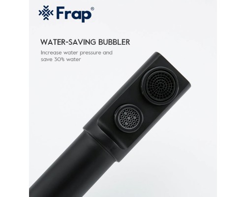 Смеситель для кухни Frap F4352-6 Черный матовый