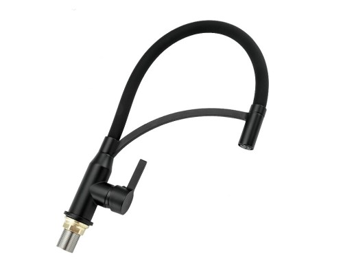 Смеситель для кухни Frap F4552-6 Черный матовый