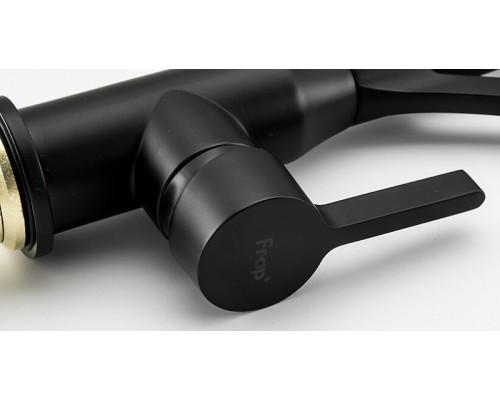 Смеситель для кухни Frap F4552-6 Черный матовый