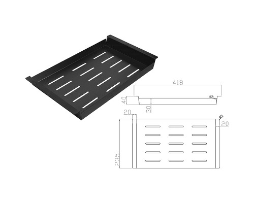 Коландер ZorG Master ZM 02 GRAFIT Графит