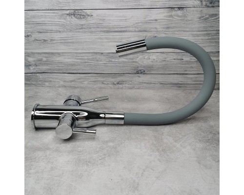 Смеситель для кухни Frap H96 F4396 Хром Серый