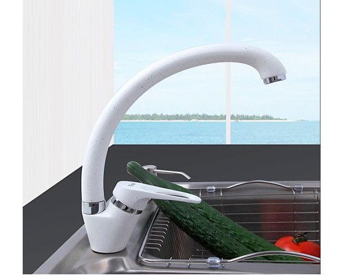 Смеситель для кухни Frap F4113-8 Белый