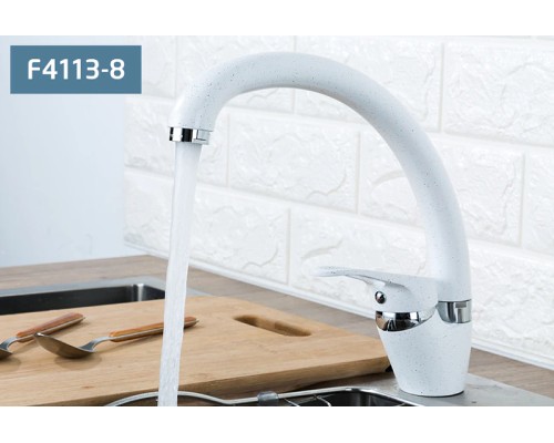 Смеситель для кухни Frap F4113-8 Белый