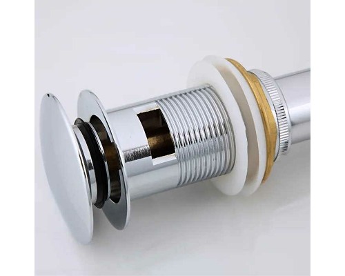 Донный клапан Frap F65-2 click-clack Хром