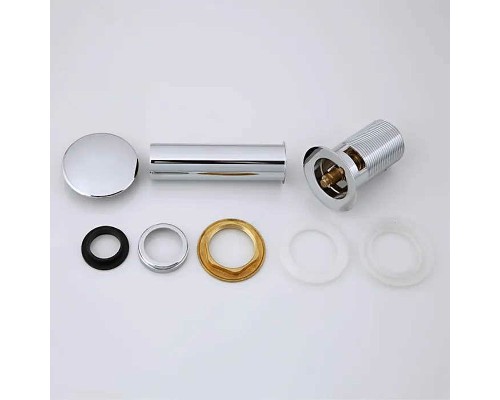 Донный клапан Frap F65-2 click-clack Хром