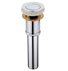 Донный клапан Frap click-clack Хром