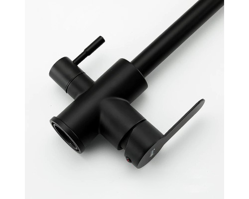 Смеситель для кухни Frap H801 F43801-6 Черный матовый