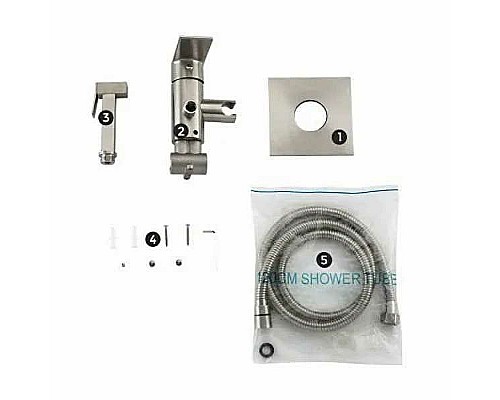 Гигиенический душ со смесителем Gappo G7299-20 Сатин