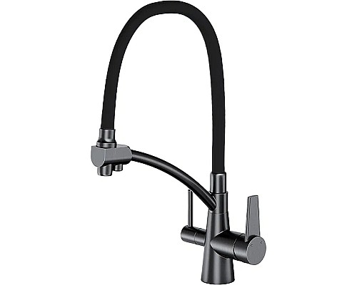 Смеситель для кухни Gappo G4398-19 Графит Черный