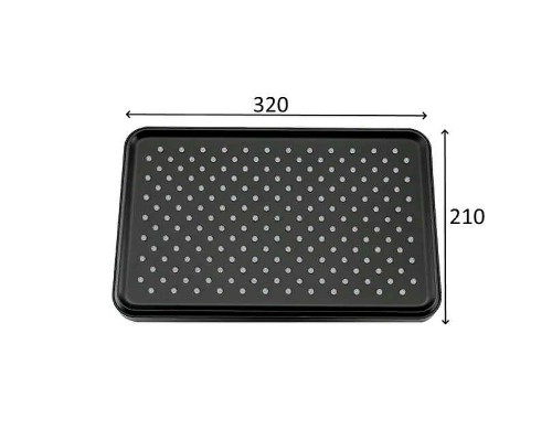 Верхний душ Gappo G003-32 Черный матовый