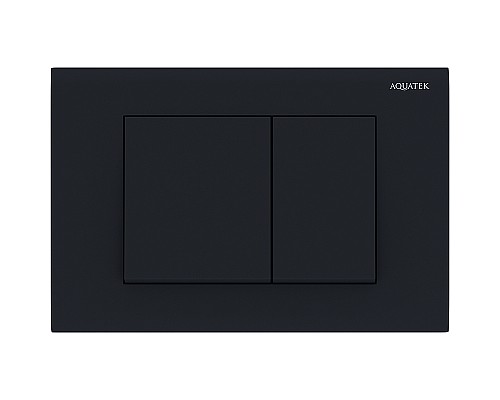 Клавиша смыва Aquatek KDI-0000012 Черная матовая