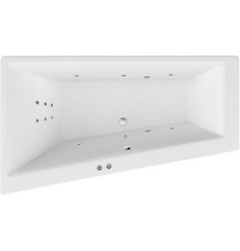 Акриловая ванна Excellent Sfera 170x100 L Line Хром с гидромассажем
