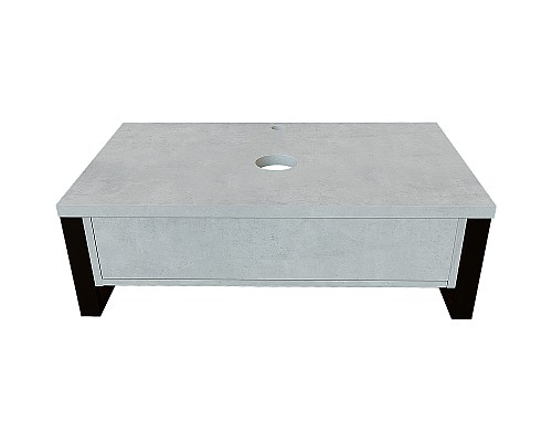 Тумба под раковину 1MarKa Grunge Loft 70П Ц0000015938 подвесная Бетон светлый