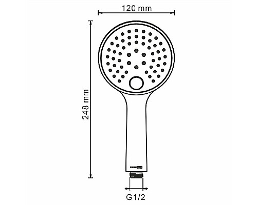 Душевая система WasserKRAFT А71208 Золото Душевая система WasserKRAFT А71208 Золото