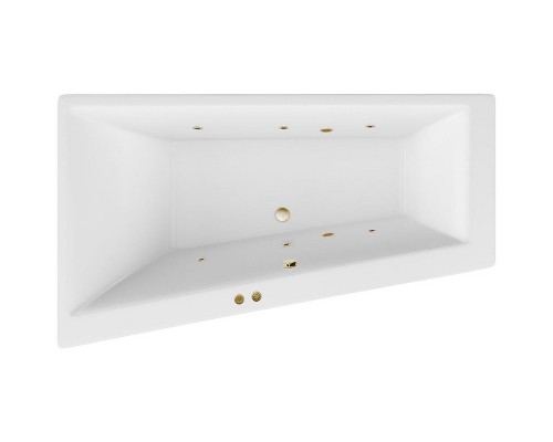 Акриловая ванна Excellent Sfera 170x100 L Soft Бронза с гидромассажем