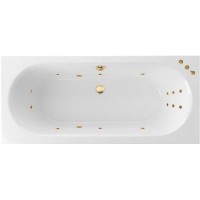 Акриловая ванна Excellent Oceana 160x75 Smart Золото с гидромассажем