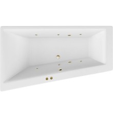 Акриловая ванна Excellent Sfera Slim 170x100 L Soft Бронза с гидромассажем