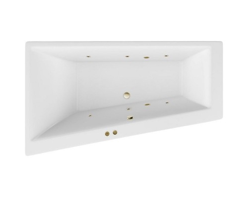 Акриловая ванна Excellent Sfera Slim 170x100 L Soft Бронза с гидромассажем
