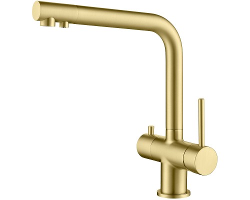 Смеситель для кухни Timo Saona 2396/17F Золото матовое