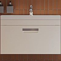 Тумба под раковину Velvex Estea 80 tp.EST.MOD.80.1Y подвесная Белая матовая